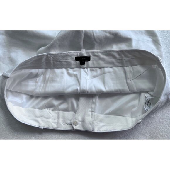 J. Crew Women Linen Blend White Wide Leg Sz 22 Pant High Rise Slash Pocket LINEN - Picture 8 of 14